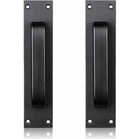 [NEVER USED] Aluminum alloy door handle for glass-mounted aluminum and plastic kitchen doors (Black)