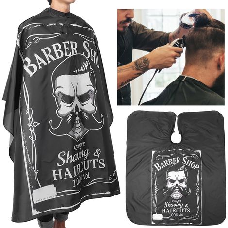 Wasserdichte, professionelle Salonschürze 140x160cm - Friseurumhang für Haarschnitte (1/5)