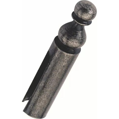Cache-fiche et cache paumelle n°16 style Bouvet - Pour fiche Exacta ø 16 mm - la paire - Acier patiné verni