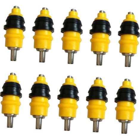 10pièces Abreuvoir Automatique à Bille Rotative pour Poulets avec Joint Caoutchouc Étanche Résistant à Usure Corrosion Gain Efforts (1/5)