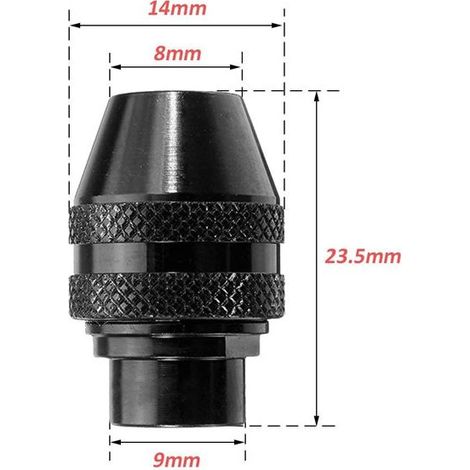8 Mini-Spannfutter 0,3–3,2 mm – Spannzange für Mikromotor – Adapter für Rotationswerkzeuge und Gravur (1/5)