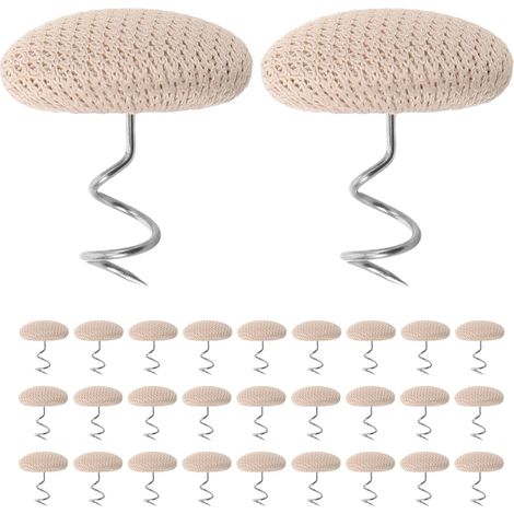 Upholstery Fasteners Slipcover Steel Swivel Beige Skirt Sofas Steel