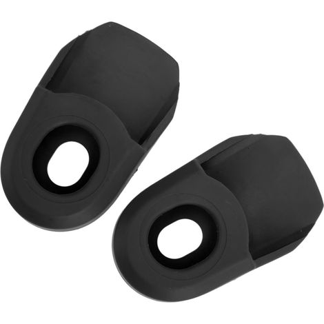 Set mit 2 Silikon-Kurbelschonern für Fahrräder, schwarz. (1/5)
