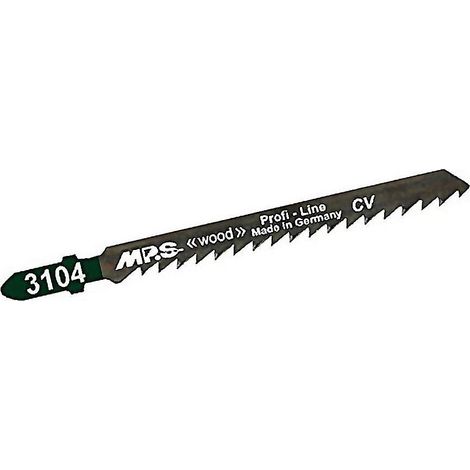 Hoja sierra calar MPS 3104 de acero Cromo Vanadio, pack de 5 uds para cortes rápidos. (1/2)