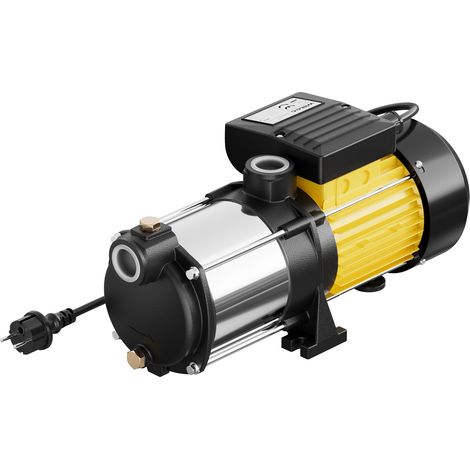 Wiltec Mehrstufige Kreiselpumpe 6000l/h 550W Förderhöhe 35m, Ansaughöhe 9m, 2850U/min, Wasserpumpe für Hauswasserwerke, Haus und Garten (1/5)