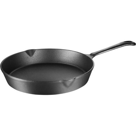 Poêle à Frire Professionnelle 255 mm Ronde - Vogue (1/5)