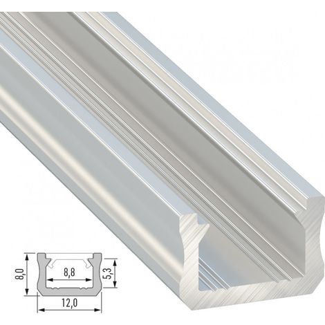 Perfíl Aluminio Tipo X 2,02M (1/5)