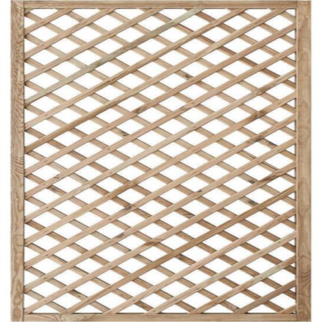 GRIGLIATO GLICINE 180X180CM IN PINO IMPREGNATO (1/2)