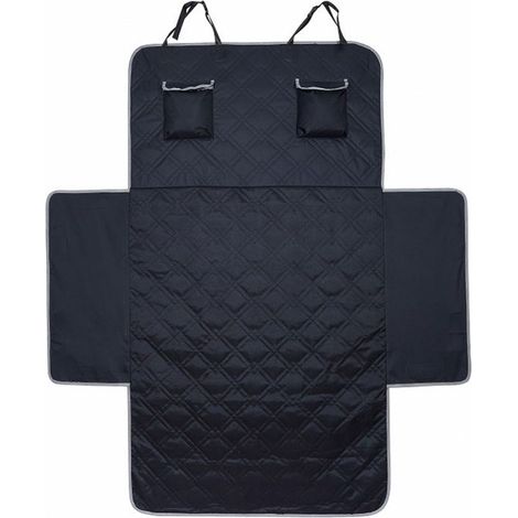Tapis de protection pour animaux de compagnie de coffre de voiture tapis de chien imperméable et anti-sale avec protection latérale (1/4)