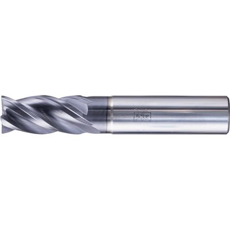 PFERD VHM Eckfräser lang 4 Schneiden Ø 16 mm 45° Fase TiAlN Schaft HA Universal Line Schruppen Schlichten Nuten (1/5)