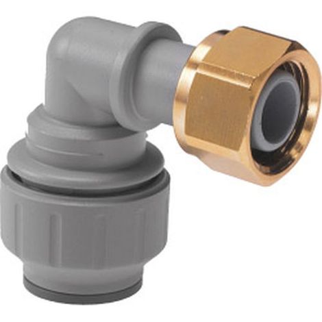 John Guest Speedfit Bent Tap Connector 15mm X 1/2" (Pack of 5) (1/5)