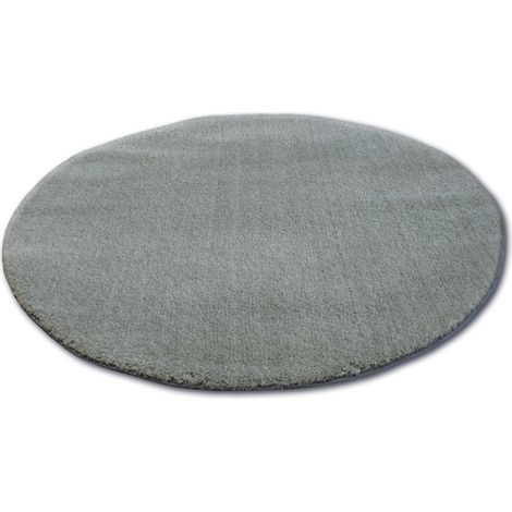 Tappeto cerchio SHAGGY MICRO verde green rotondo 80 cm