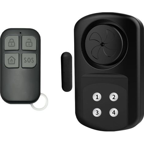 Alarme sans fil anti-intrusion IP67 – 140 dB – 4 modes de fonctionnement – Portée 15m pour sécurité extérieure (1/5)