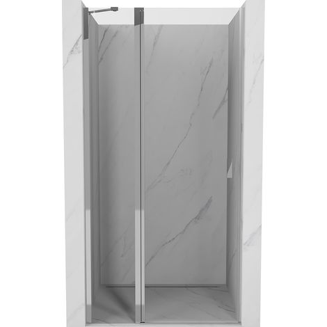Mexen Mist puerta de ducha abatible 100 cm, transparente, cromo - 8A4-100-000-01-00 (1/5)
