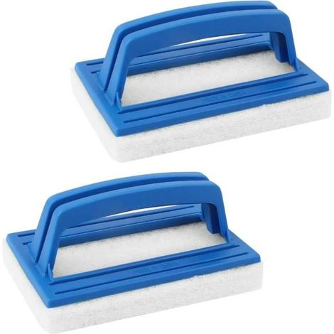 Waterline Sponge Brush - Pool Cleaning - Blue - 2 Pack (1/4)