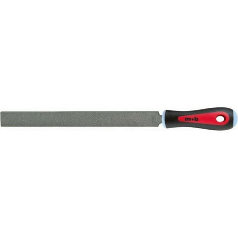 Flachfeile, mittlere Körnung 900, 200 x 20 x 5 mm – 1,3 bis 1,4 % Kohlenstoffstahl – Zweikomponentengriff – 900206201 (1/5)