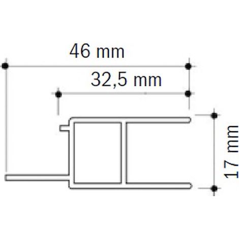 SCELTO DA DESIVERO Profilo maggioraz.3cm x186h x soffie.e codice prod: DSV11678