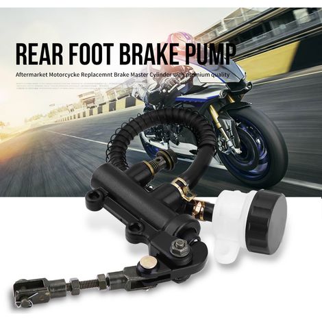 Klappbarer Hinterradbremszylinder mit Hydraulikbehälter für Motorrad, Quad und Dirtbike (1/5)