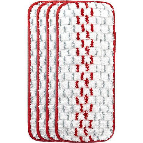 Compatible avec les lingettes de balai plates auto-essoreuses O-cedar et autres, ainsi qu'avec les têtes de rechange en microfibre pour balais. (1/5)