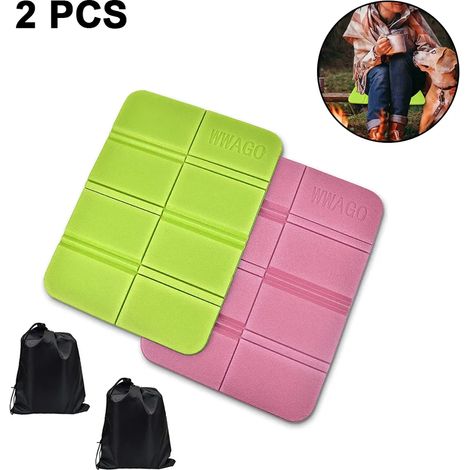 Coussin de siège pliable en mousse, coussin de siège pliable isolé, coussin de siège portable, coussin de sol imperméable pour le camping, le parc, le pique-nique, la randonnée, la plage