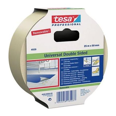 CINTA DOBLE CARA EXTRA TRANSPARENTE 25MX50MM - TESA TAPE