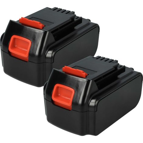 vhbw 2x batteria compatibile con Black & Decker GLC1815L, GLC1823, GLC1825L, GLC2500, GLC1825LB, GLC2500L utensile elettrico (3000 mAh, Li-Ion, 18 V)