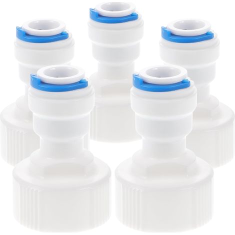 CCYKXA5 Pièces Réducteur de tuyau Adaptateur - Tuyau d'arrosage Adaptateur Fileté 3/4" Converti en Rapide 3/8" pour Raccorder les Raccords Tuyauterie (1/5)