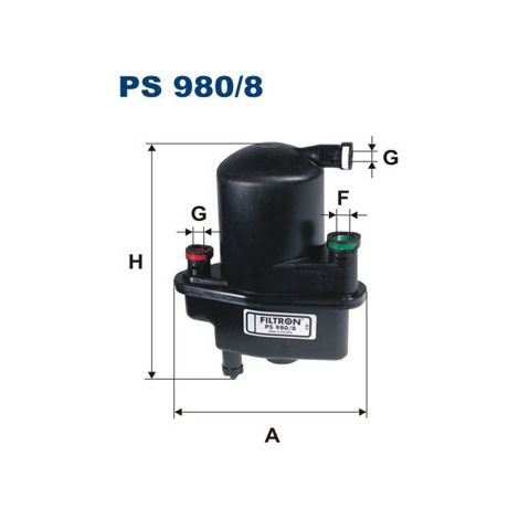 Filtro carburante PS980/8 Filtron