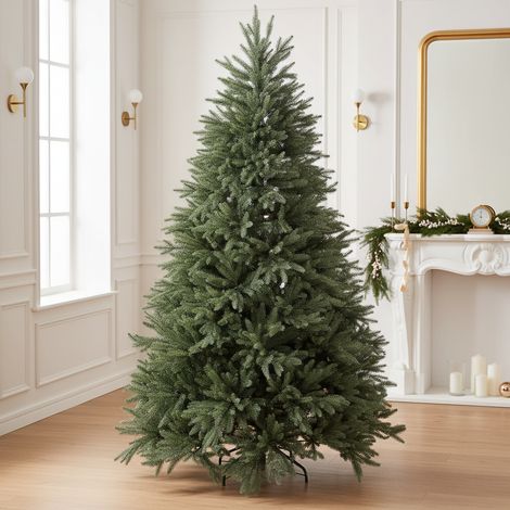 Albero di natale "Lincoln" 100 % in PE Effetto Real Touch di Altissima qualità -210 cm