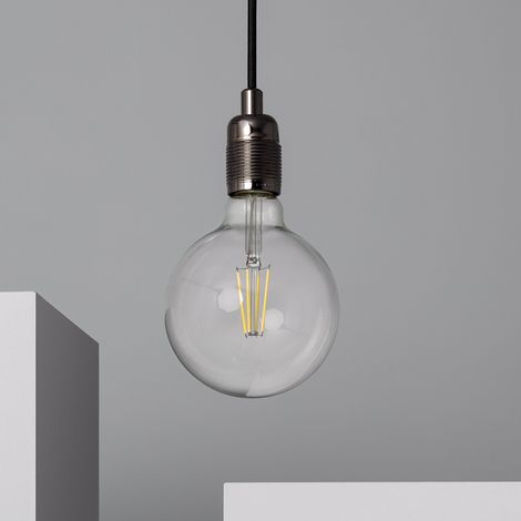 Lampada a Sospensione in Metallo Bowie Nero