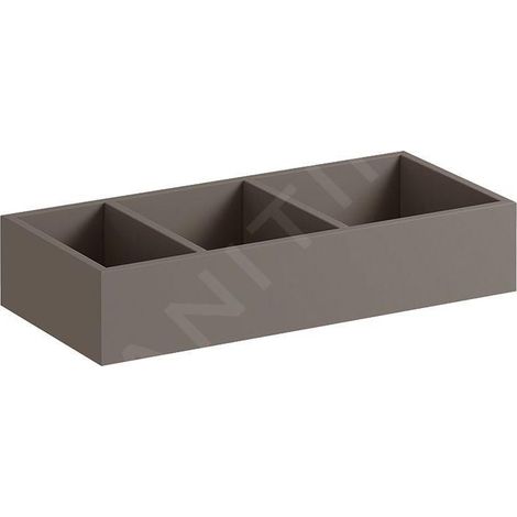 GE Xeno2 Insert pour tiroir, division en H 32,3x6,2x15cm, gris sculturagrau (1/4)
