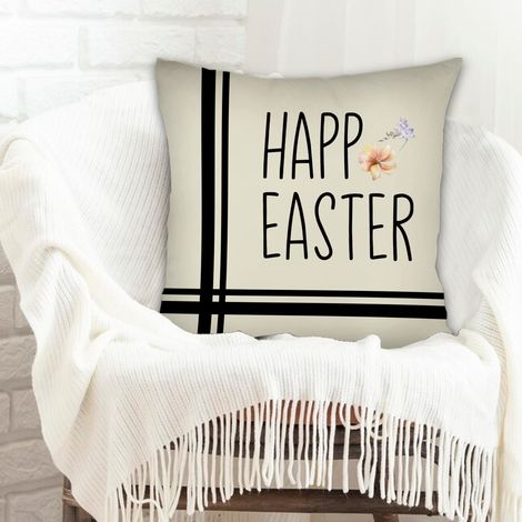 Housse de coussin moderne design lavable pour la Saint-Valentin, mariage, anniversaire, naissance de bébé (1/5)