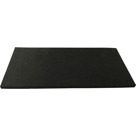 Gomma cellulare larghezza 1 m lunghezza 10 m spessore 3 mm EPDM nero ITES (Per 10)