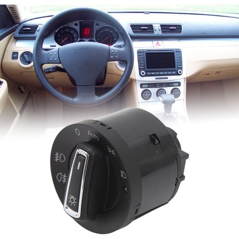 Scheinwerferschalter mit Lichtsensormodul, passend für die kleinen Scheinwerfer des Volkswagen Passat Bora B Modells 2006-2012. (1/5)
