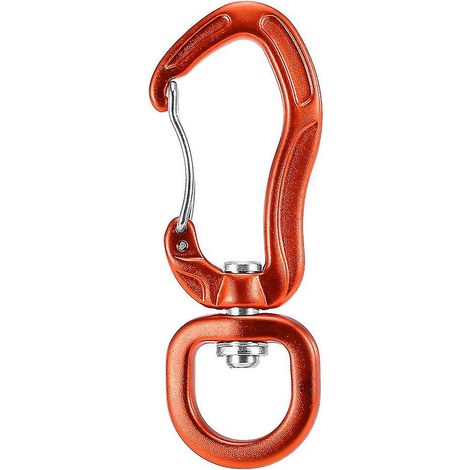 Mousqueton pivotant à 360°, petit mousqueton à fil, mousqueton rotatif pour hamac, anneau en C (1/5)