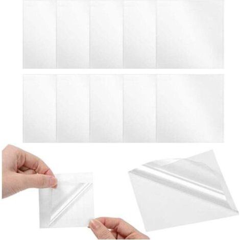 10pcs Waterproof Inflatable Repair Patches Clear Vinyl for Inflatable Swimming Pool, Buoy, Inflatable Mattress (1/4)