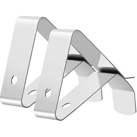 BESTONZON Lot de 2 supports de sonde pour thermomètre à viande, en acier inoxydable, pour la lecture de la température au fumoir, au barbecue ou au four. (1/3)
