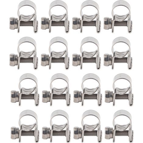 Spezielle Schlauchschelle aus Edelstahl 304, Mini 7–9 mm, rostfrei, korrosionsbeständig, robust für Rohre (1/5)