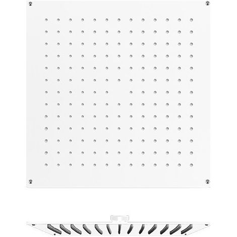 Pomme De Douche Sandwich Inox Plafond Carree Whitemat Robinetterie HYDROTHERAPIE - CRISTINA ONDYNA PD36324