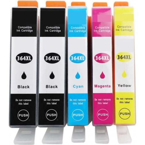 Pack de Cartouches 364 XL Compatibles pour Imprimante HP 364 XL