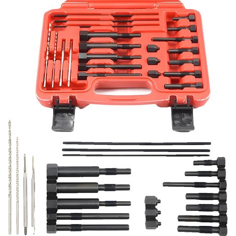 Kit d'outils pour retirer les bougies de préchauffage, acier à haute teneur en carbone, 22 outils, compatible M8 et M10, compatible avec l'automobile et les petits moteurs, conception efficace (1/5)