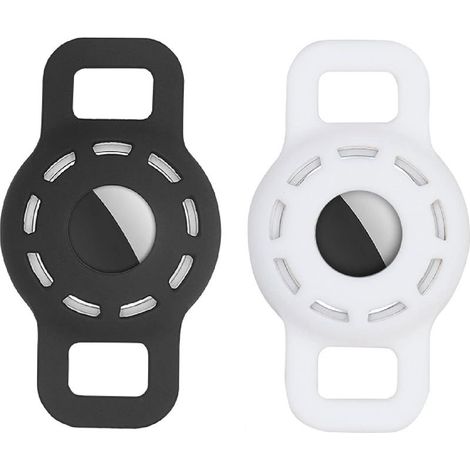 Support de collier de chien Airtag (noir + blanc)-Fei Yu (1/3)