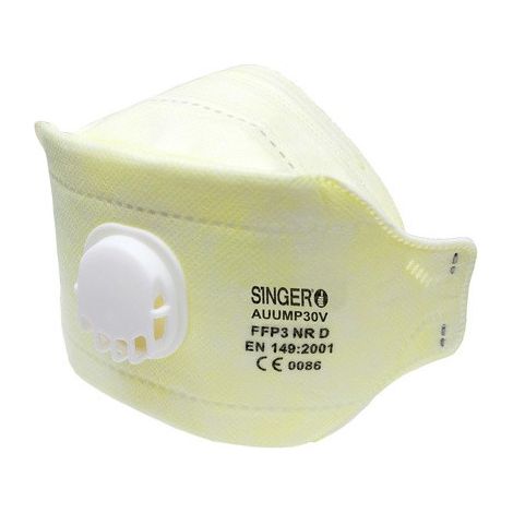 Masque filtrant 3 panneaux avec valve FFP3 supérieur FFP2 Anti-pollution