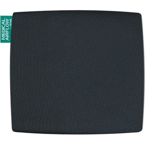 Funda para cojín de asiento de silla de ruedas 45x40 - 3D negra (1/4)