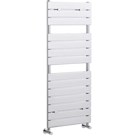 Balterley Ecton Contemporary Heated Towel Rail 14 Flat Panels, 1213mm x 500mm - Chrome