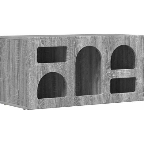 Maison Exclusive - Mobile TV Grigio Sonoma 80 x 35 x 40 cm Legno multistrato