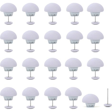 Attache Couette, 20 Pièces Champignon Clip Couette, Longueur Broche 30 mm Pince Couette, Plastique Gris, Support Courtepointe, pour Plupart Épaisseurs Courtepointe (1/5)