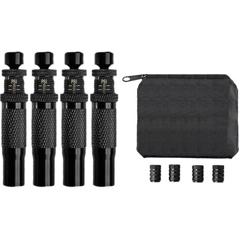 Dégonfleur automatique de pneus, comprend des bouchons de valve et un sac de transport adaptés pour un réglage facile de la pression, conduite sûre (1/5)