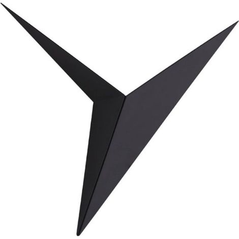 Applique murale minimaliste en forme de triangle, applique murale moderne à LED, luminaires muraux intérieurs Appliques murales en métal de chevet nordique pour escaliers de couloir de chambre à couch (1/4)