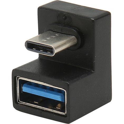 Questo adattatore USB 3.1 Type-A compatto e ad angolo retto, realizzato in alluminio, supporta la connessione diretta e il trasferimento dati ad alta velocità per il tuo PC e altri dispositivi.